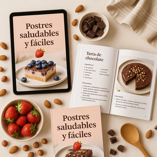 Recetario postres saludables y fáciles 🍓